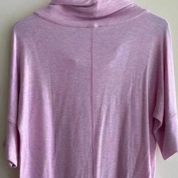 Talbot’s Terry Cowlneck Top, Light Pink/Purple, Size Medium - Picture 9 of 12